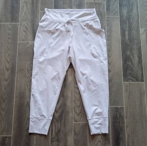 Fabletics White Drawstring Joggers L